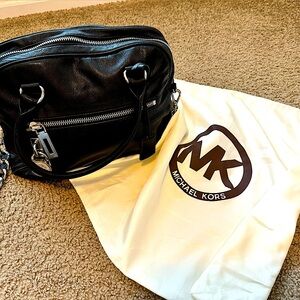 Michael Kors Black Leather Women's Bag